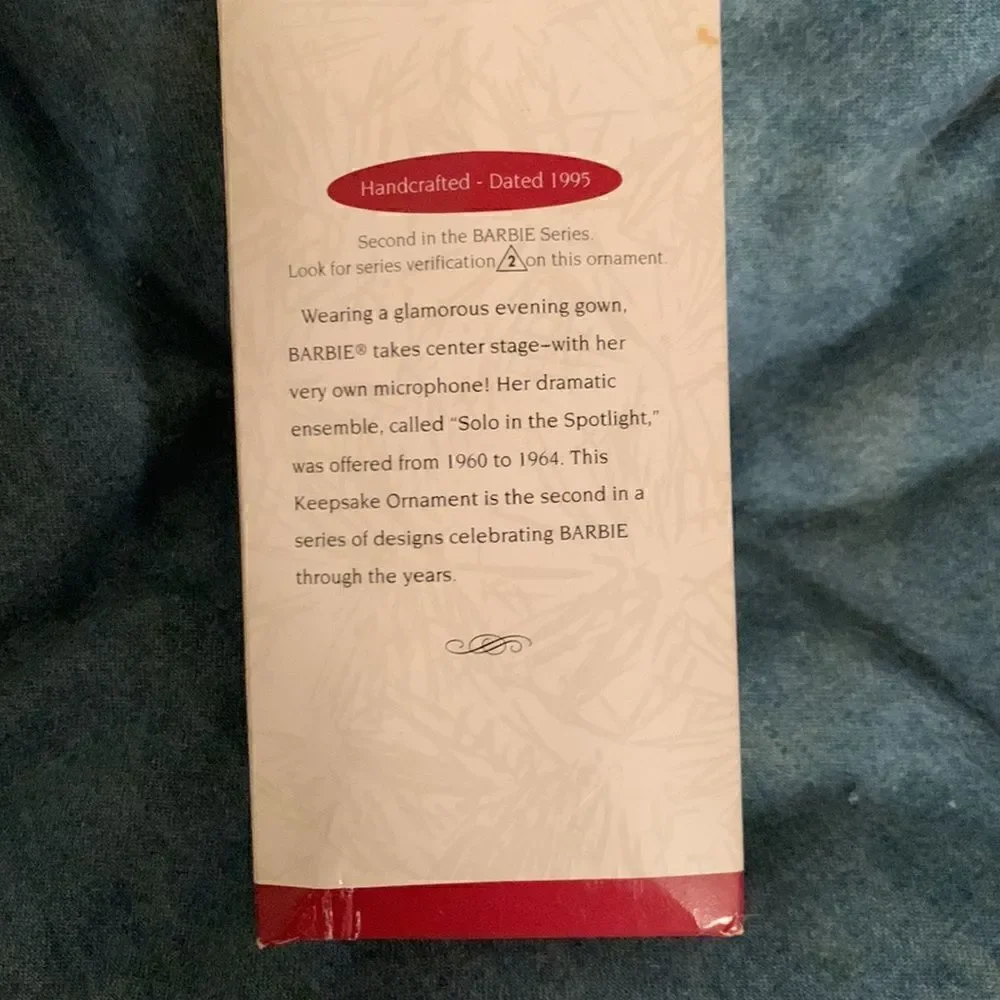 Hallmark keepsake Barbie ornament